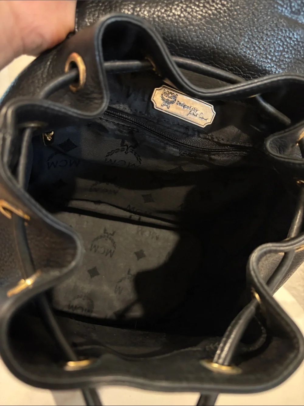 MCM Studded Mini Backpack made in Germany